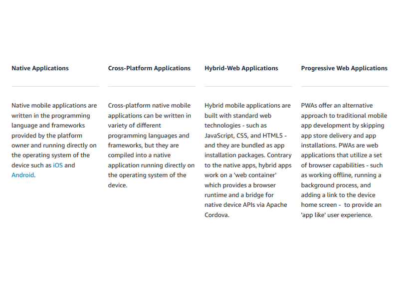 Mobile App development